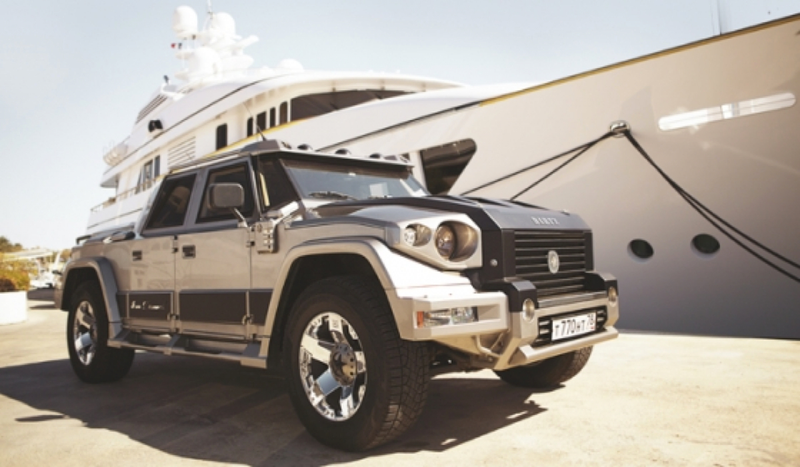 Illustration for article titled Kanye West Just Bought Two Of These Crazy Armored $1,000,000 SUVs